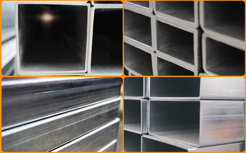 Galvanized Rectangular and Square Steel Tube Details