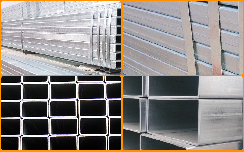 Galvanized Rectangular and Square Steel Tube Details