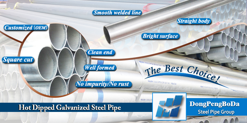 Galvanized Round Steel Pipe